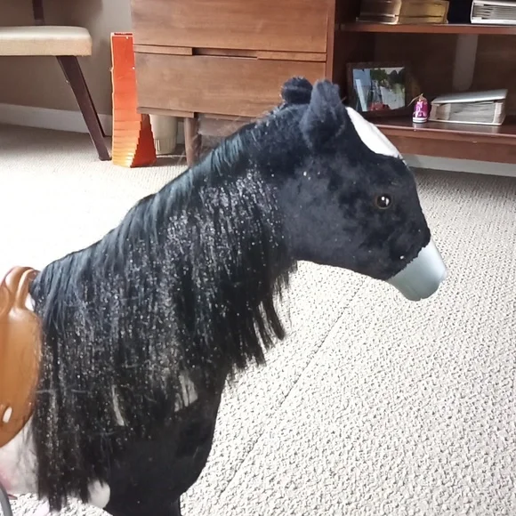 Palomino Riding Poseable Horse & Saddle Fit American girl My Life & 18" Dolls - Picture 3 of 7